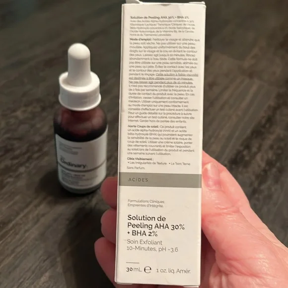 NIB The Ordinary AHA + BHA Peeling Solution Exfoliating Facial - Picture 3 of 5